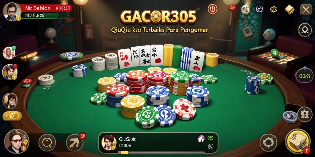 Menampilkan gameplay QiuQiu yang seru dan kompetitif.