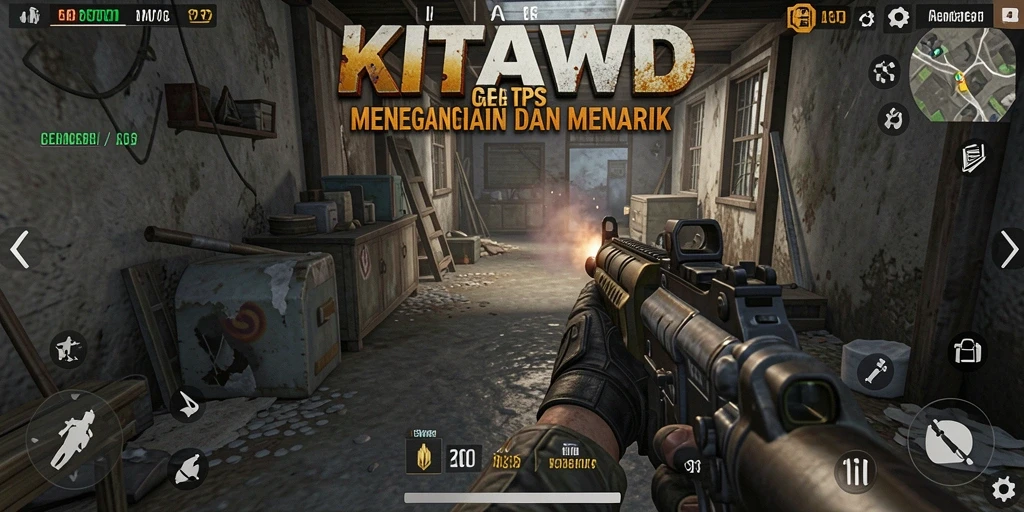 Tangkapan layar utama KITAWD menampilkan pertempuran epik dalam gameplay TPS.