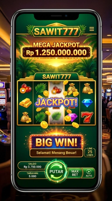 Tampilan antarmuka sawit777 yang ramah pengguna.